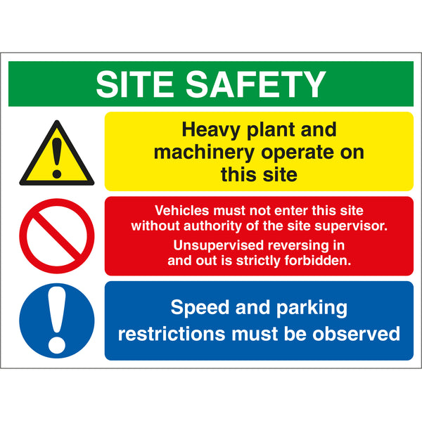 Site Safety Board - First Safety Signs