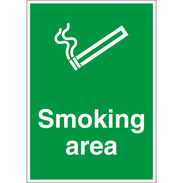 Smoking Area Sign | First Safety Signs - First Safety Signs